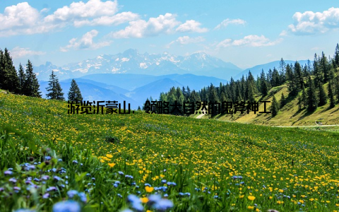 游览沂蒙山, 领略大自然的鬼斧神工